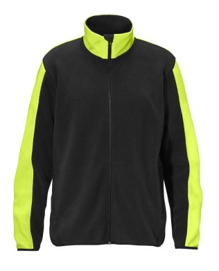 Fleecejacka med förhöjd synbarhet